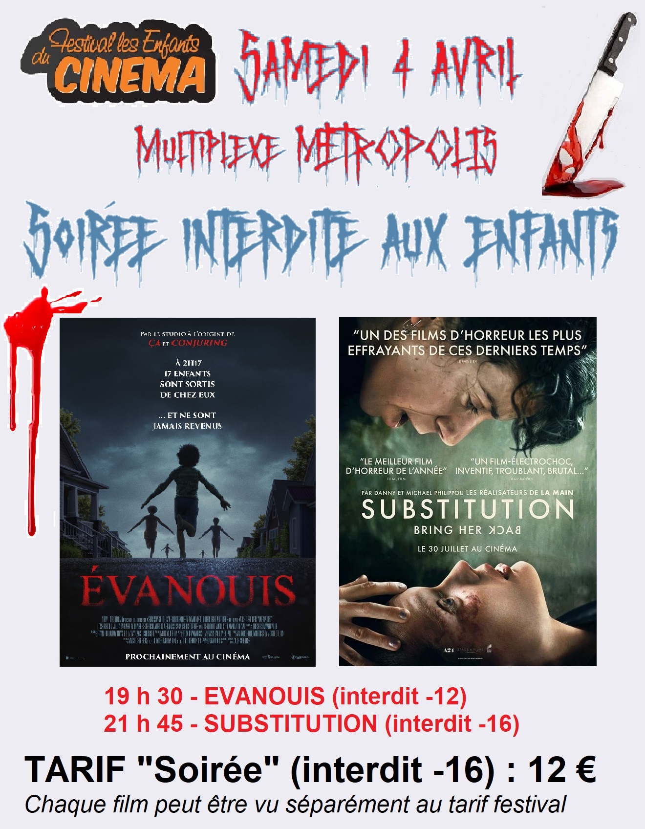 Soiree interdite aux enfants